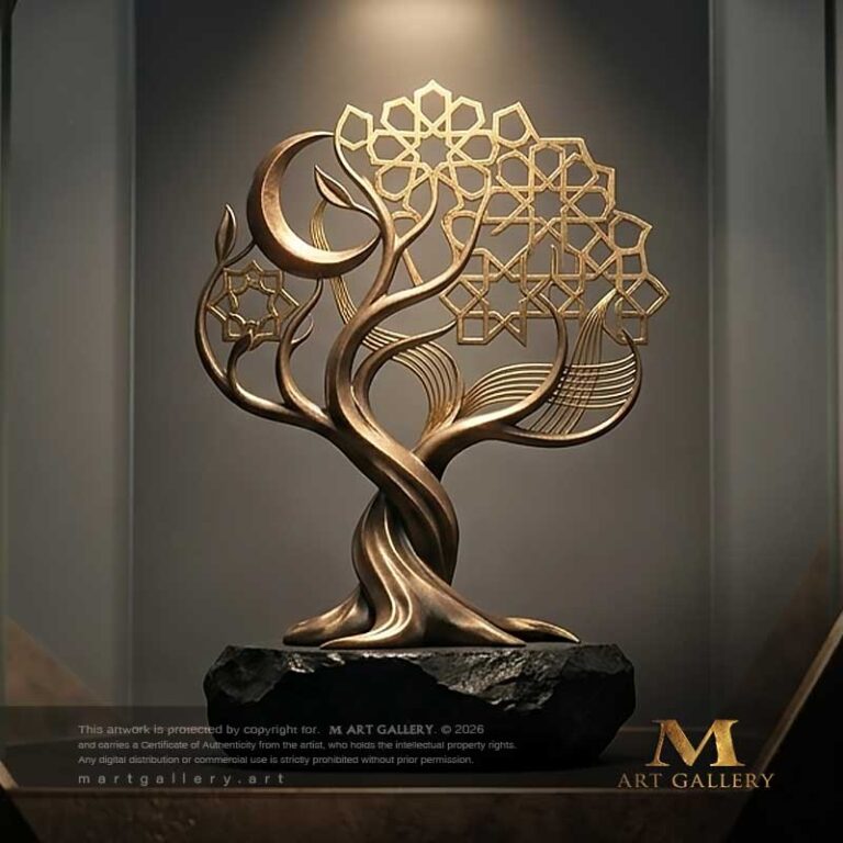 First Prize in Contemporary Metal Sculpture – Awarded at the International Islamic Design & Arts Festival, Doha, Qatar.