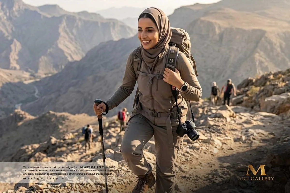 Ascending majestic mountain peaks in search of creation's secrets, where the boldest artistic concepts are born from the heart of rugged terrains.