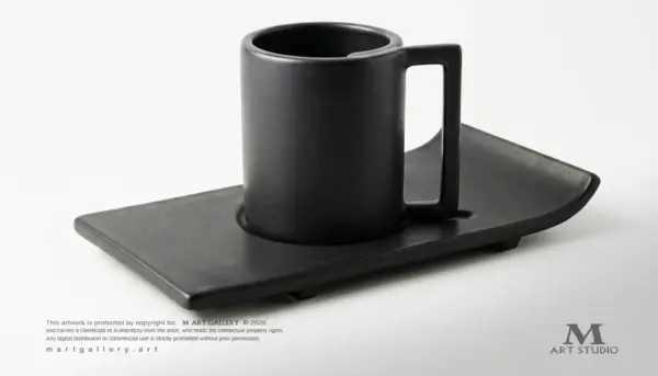 Obsidian Silent-Tea set