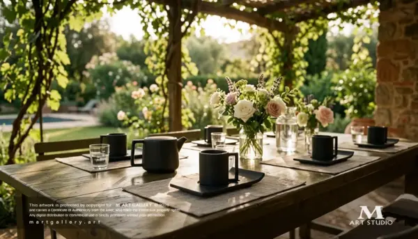 Obsidian Silent-Tea set