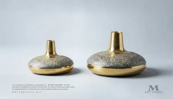Obsidian-Vase